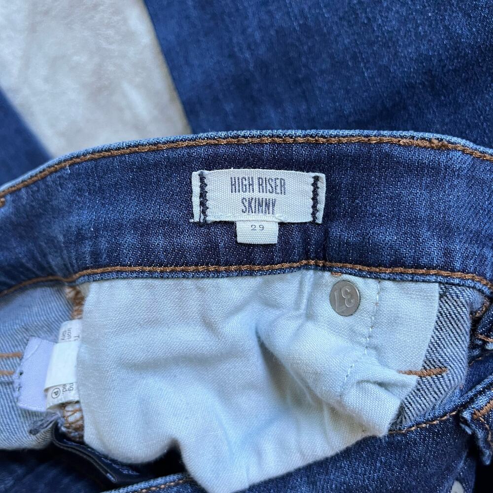 Madewell High Riser Skinny Women's Size 29 Medium Wash Jeans - Picture 7 of 7
